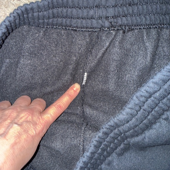 Halloween ๐ Black Sweatpants Joggers Ghost Print Vampire Freaks Mens Large - Picture 3 of 5